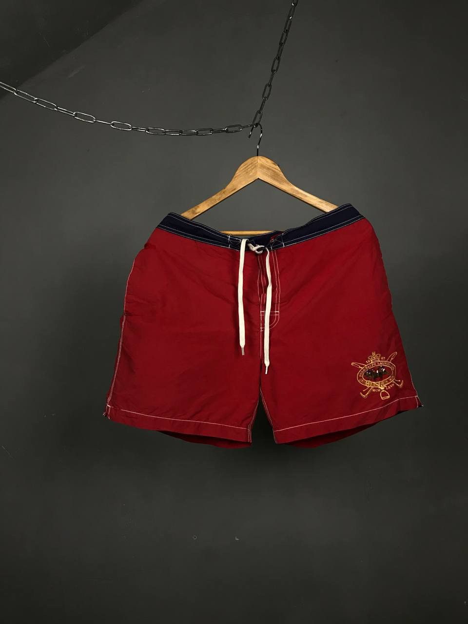 Polo Ralph Lauren × Vintage Polo Ralph Lauren luxury vintage red shorts Size US 34 / EU 50 - 1 Thumbnail