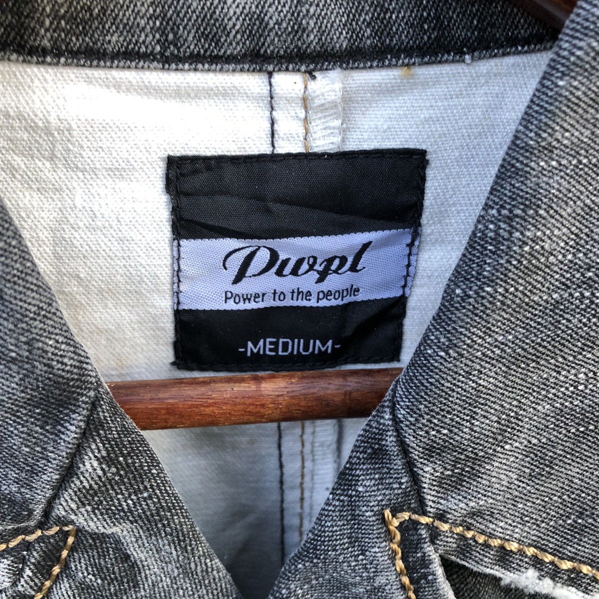 Japanese Brand JAPANESE BRAND PWPL DISTRESS DENIM JACKET Size US M / EU 48-50 / 2 - 3 Thumbnail