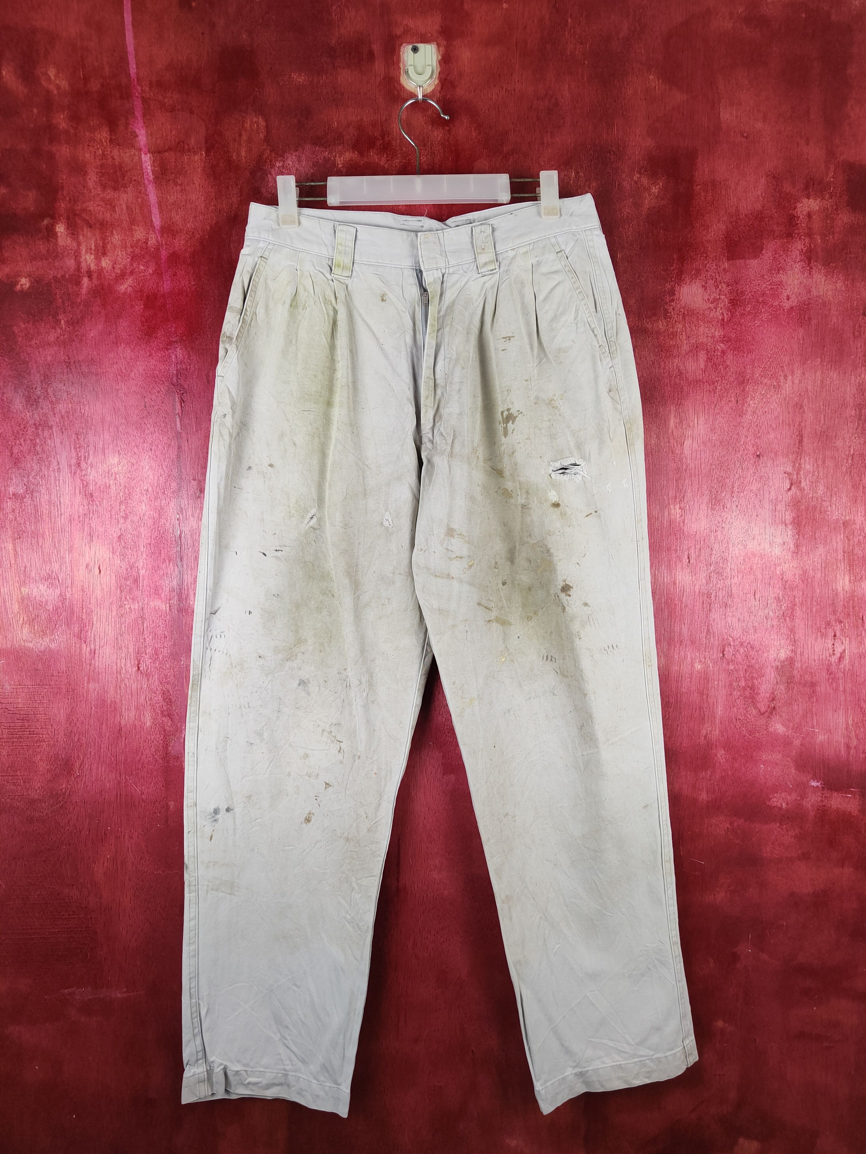 Japanese Brand × Vintage Field Message vintage distressed worn Casual Pants #S729 Size US 30 / EU 46 - 1 Thumbnail