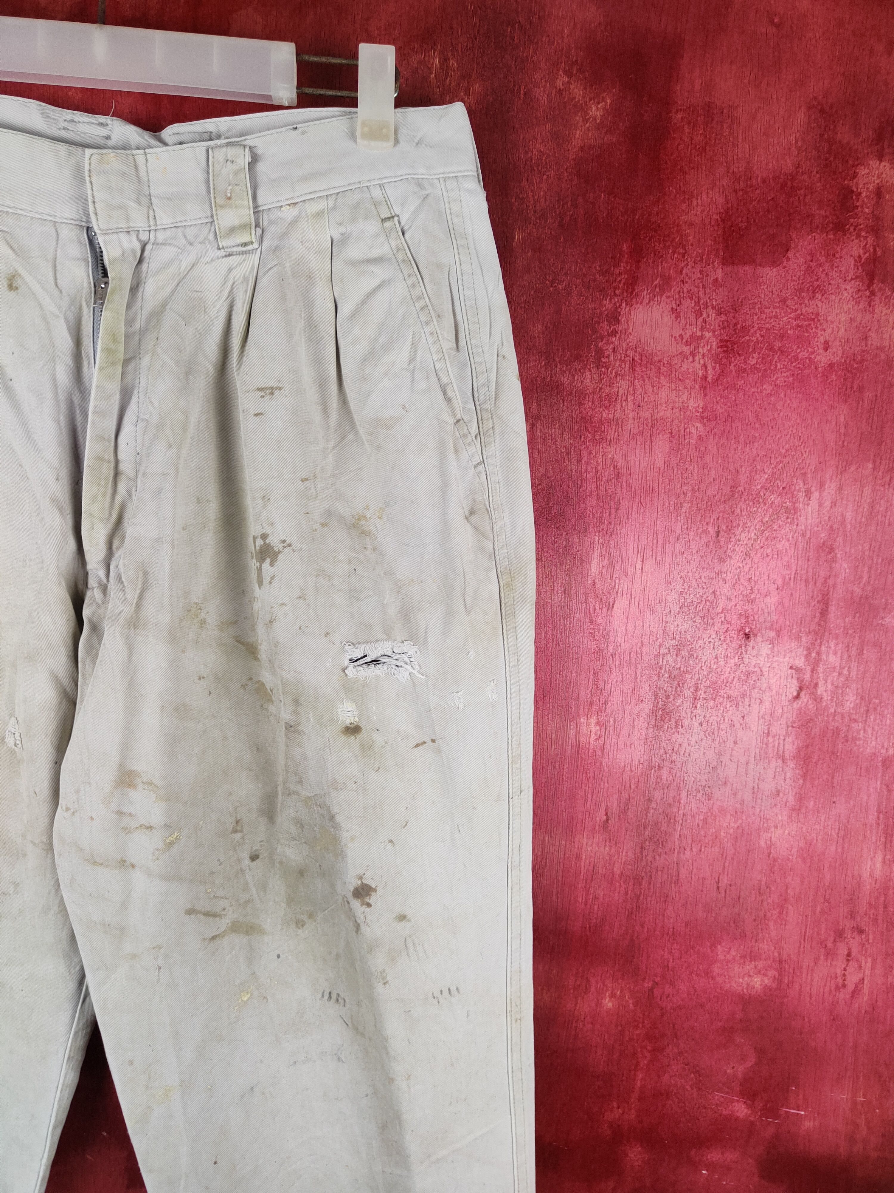 Japanese Brand × Vintage Field Message vintage distressed worn Casual Pants #S729 Size US 30 / EU 46 - 7 Thumbnail