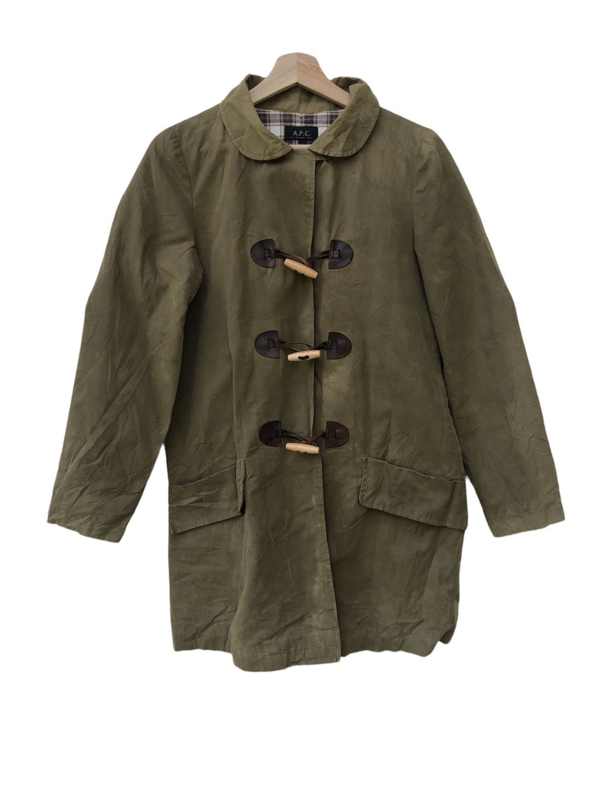 A.P.C. Vintage APC Duffle Style Jacket Removable Hoodie Size US S / EU 44-46 / 1 - 1 Thumbnail