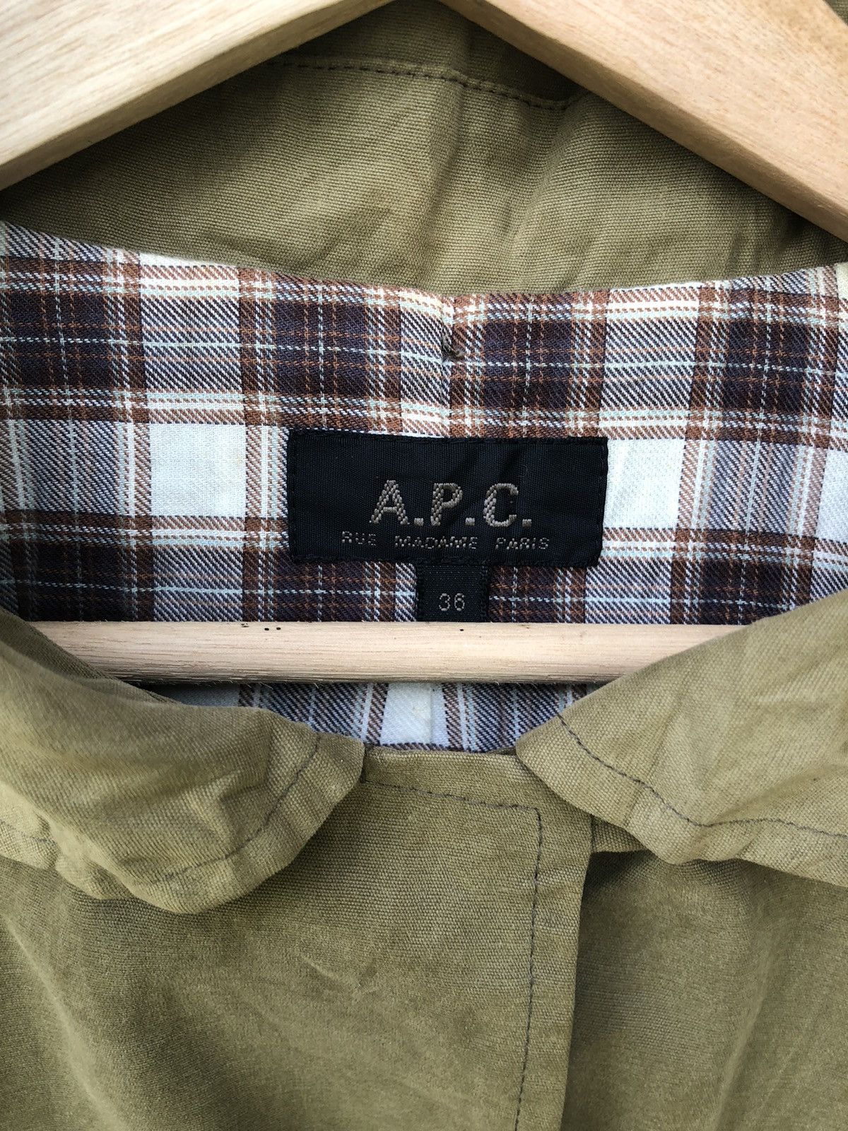 A.P.C. Vintage APC Duffle Style Jacket Removable Hoodie Size US S / EU 44-46 / 1 - 4 Thumbnail
