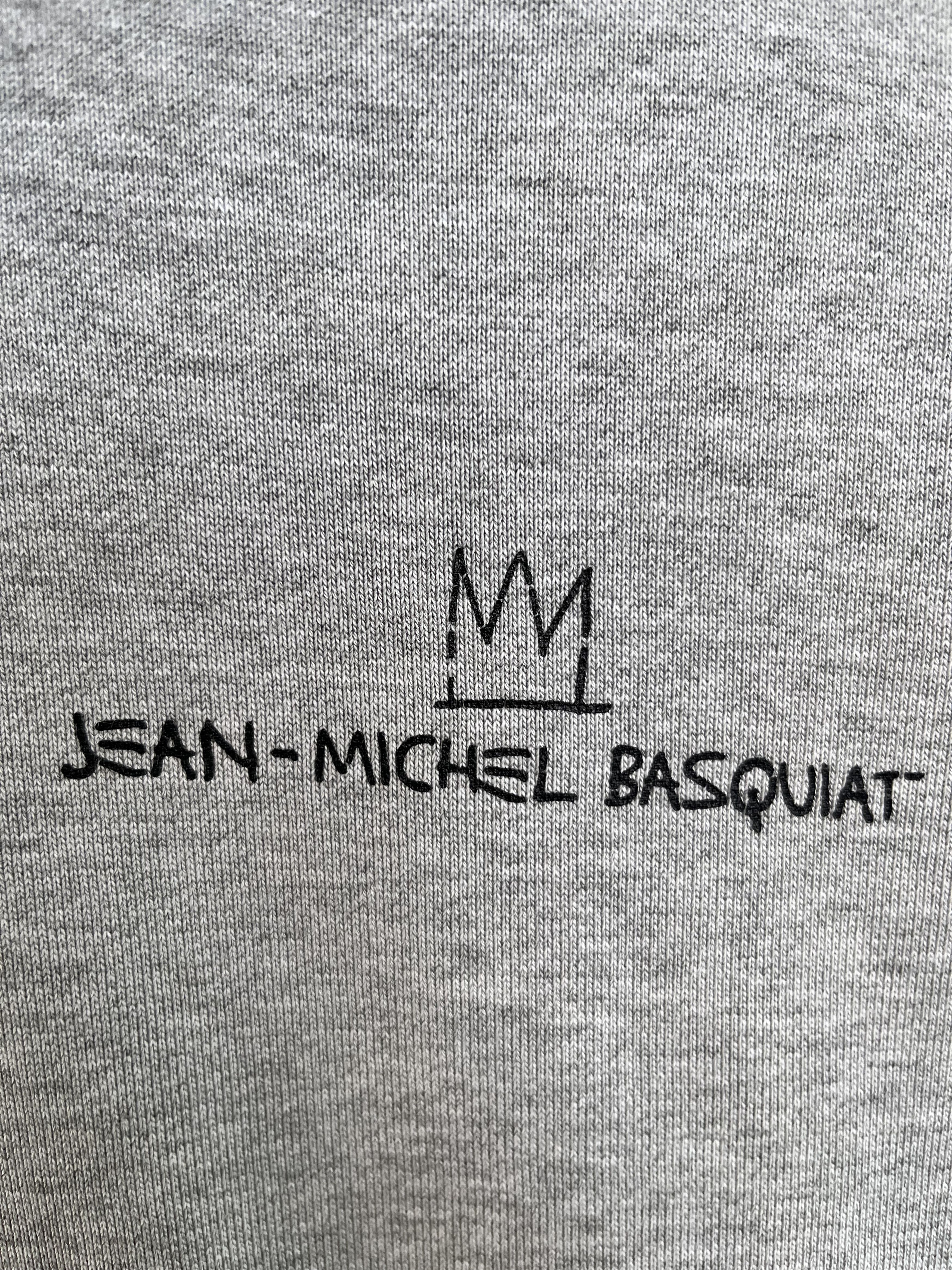 Japanese Brand Vintage Y2K Jean Michel Basquiat Distress Hoodie Size US L / EU 52-54 / 3 - 3 Thumbnail