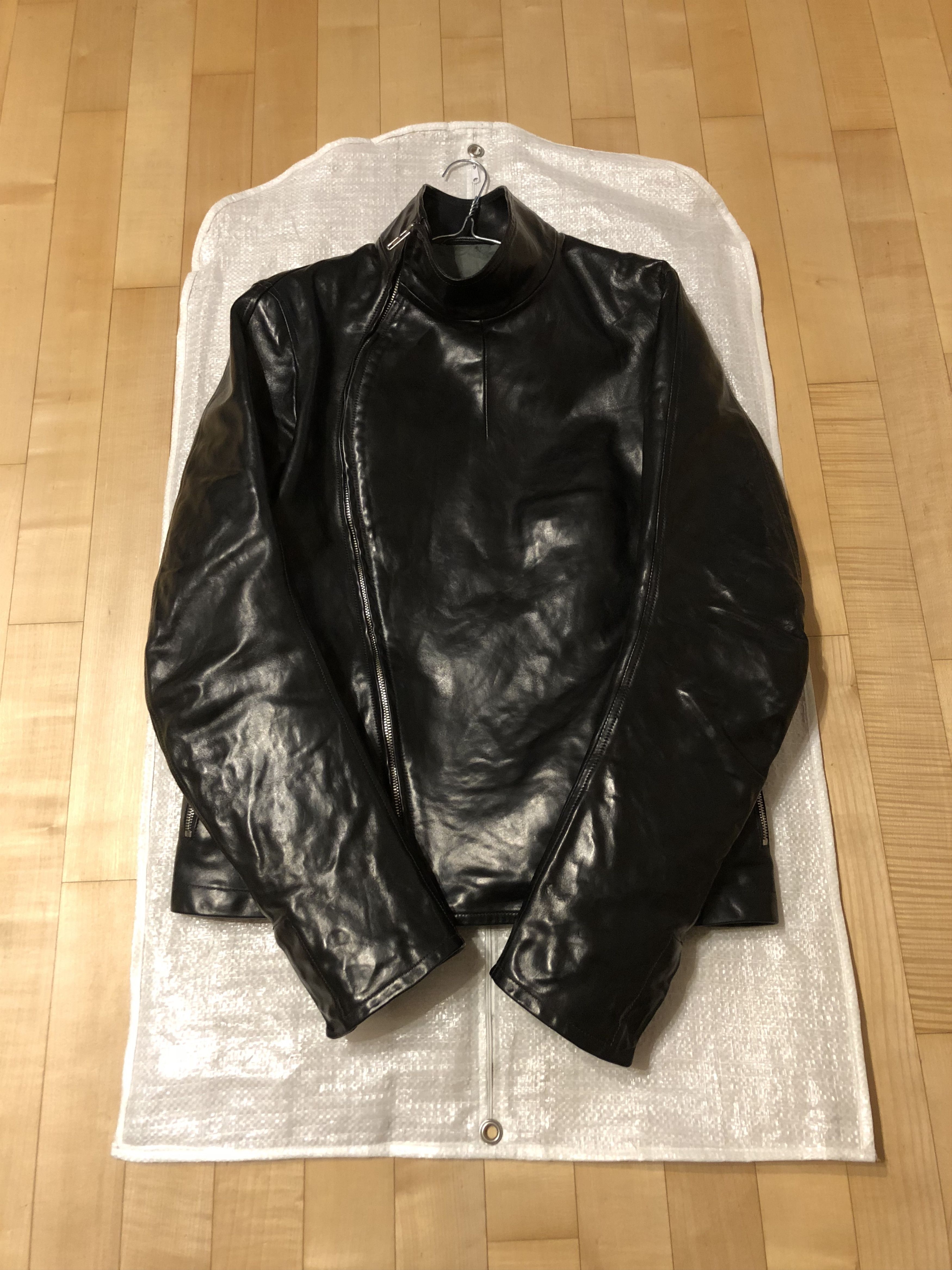 Carol Christian Poell Fencing LM/2267 CORS-PTC/010 Leather Jacket 