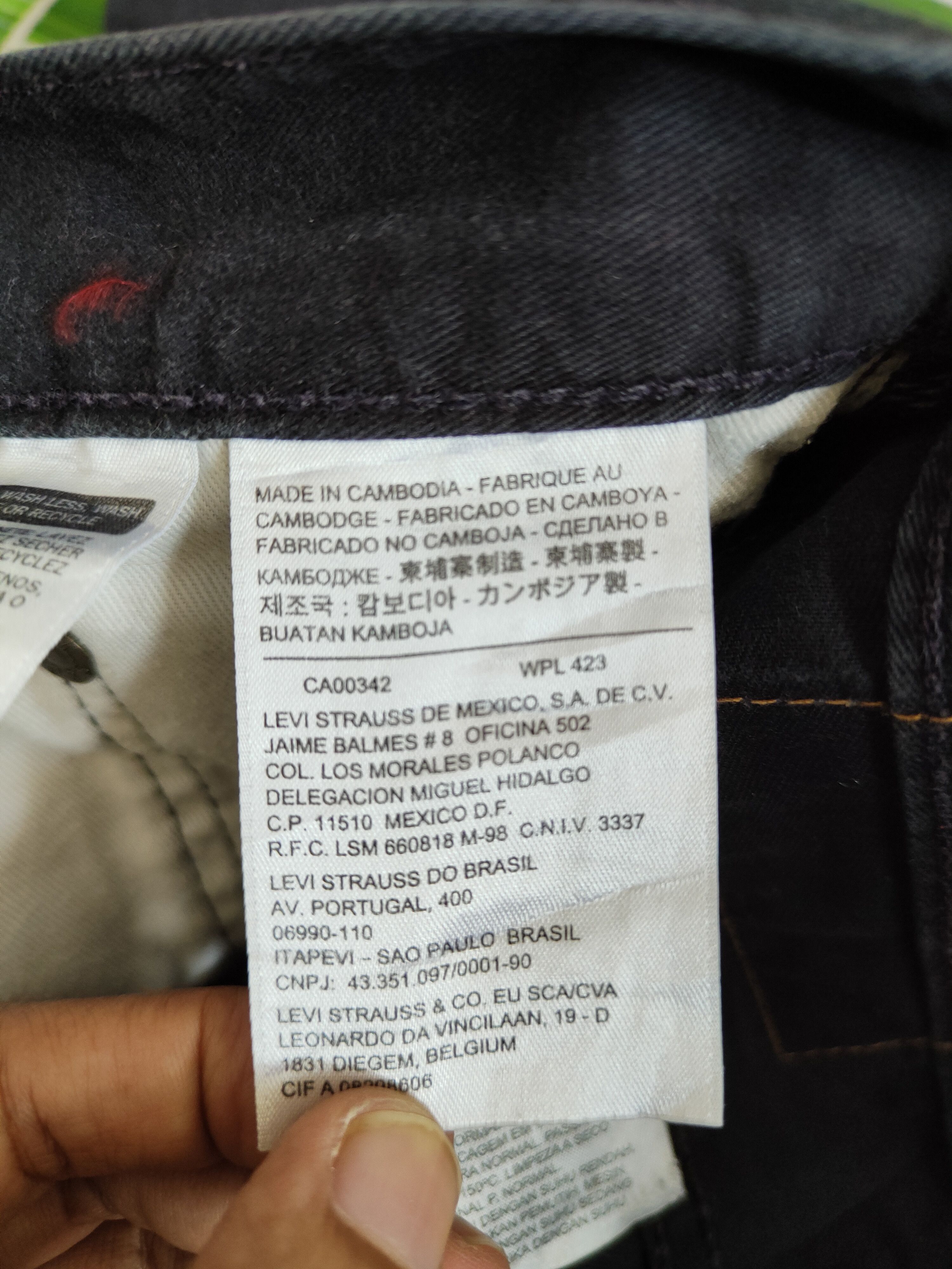 Levi's 511 Levis Dark Blue vintage distressed casual Pants #S814 Size US 29 - 16 Thumbnail