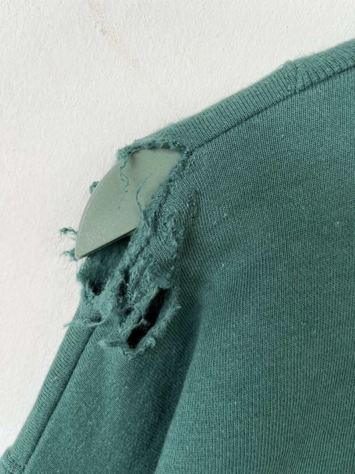 Lacoste Vintage Half Zip Distress Lacoste Sweatshirt Size US S / EU 44-46 / 1 - 7 Thumbnail