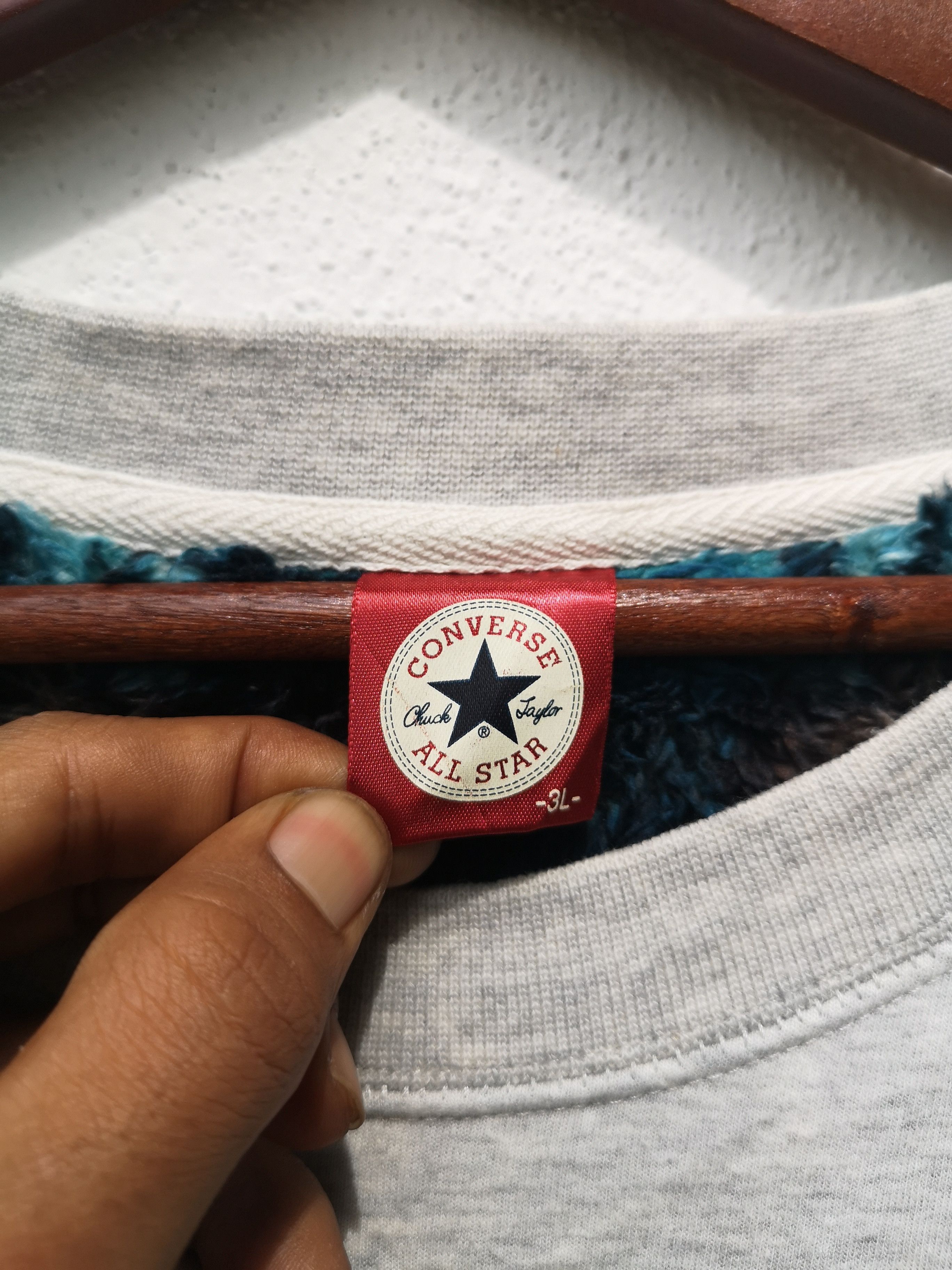 Converse Converse Sweatshirt Fleece In Size US XL / EU 56 / 4 - 4 Thumbnail