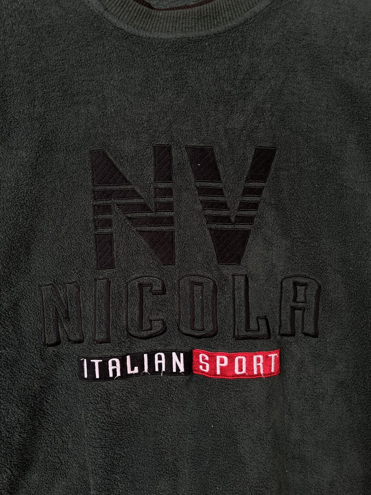 Vintage Vintage 90s Nicola Valentino Fleece Sweatshirt Size US L / EU 52-54 / 3 - 3 Thumbnail