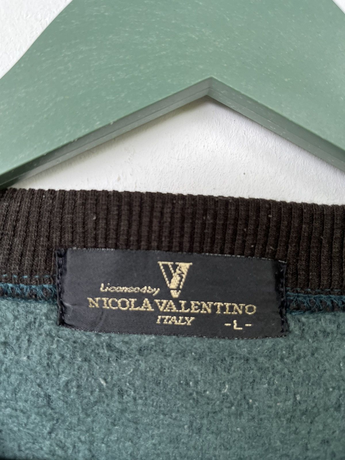 Vintage Vintage 90s Nicola Valentino Fleece Sweatshirt Size US L / EU 52-54 / 3 - 5 Thumbnail