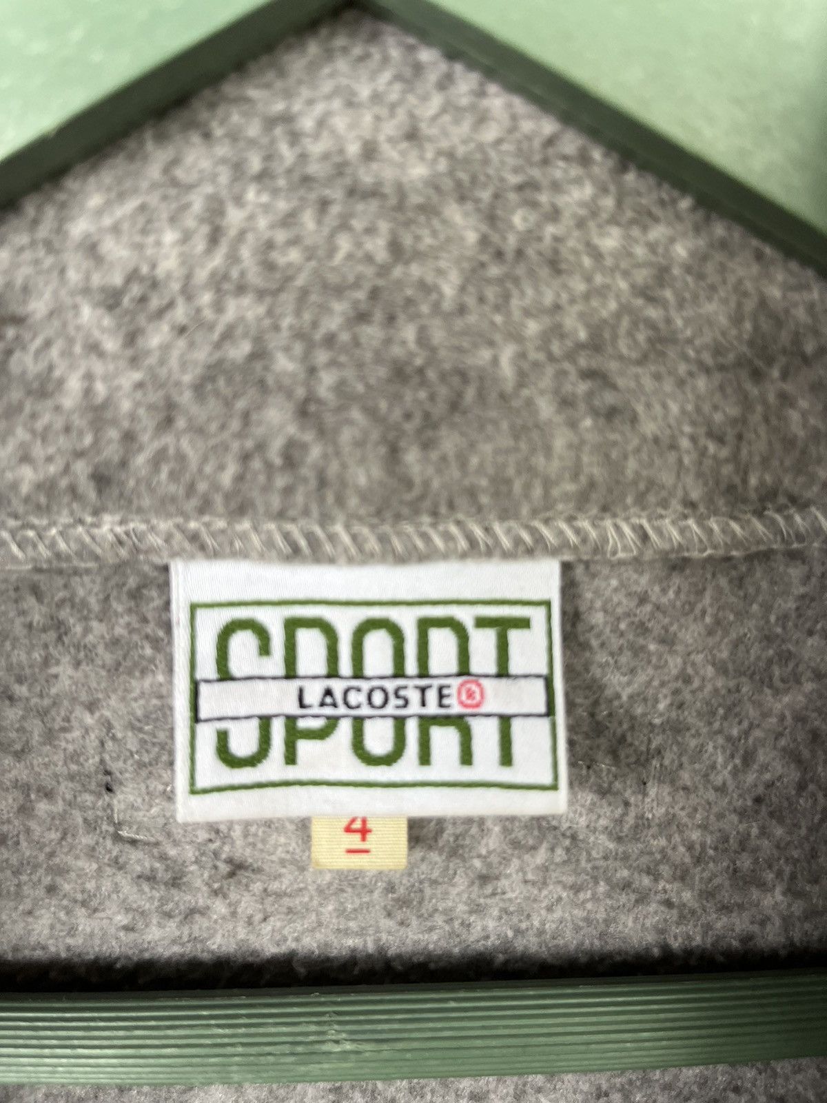 Lacoste Vintage Lacoste Full Zip Fleece Jacket Size US L / EU 52-54 / 3 - 4 Thumbnail