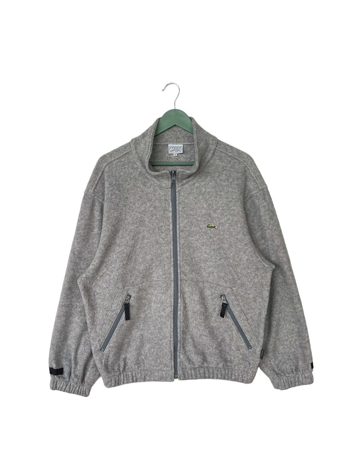 Lacoste Vintage Lacoste Full Zip Fleece Jacket Size US L / EU 52-54 / 3 - 1 Thumbnail