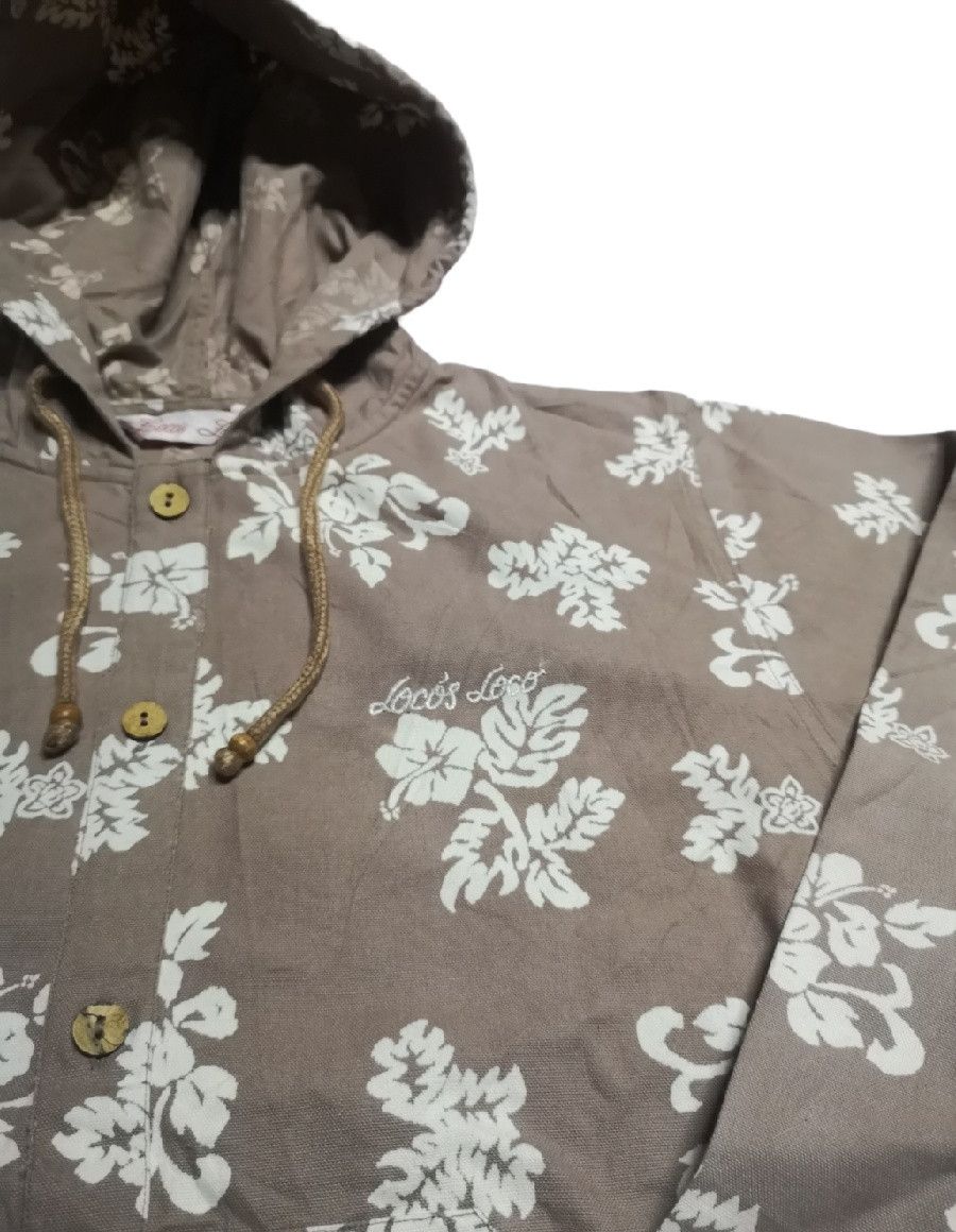 Japanese Brand Japanese Brand Locos Loco Floral Pull Over Hoodie Jacket Size US M / EU 48-50 / 2 - 2 Thumbnail