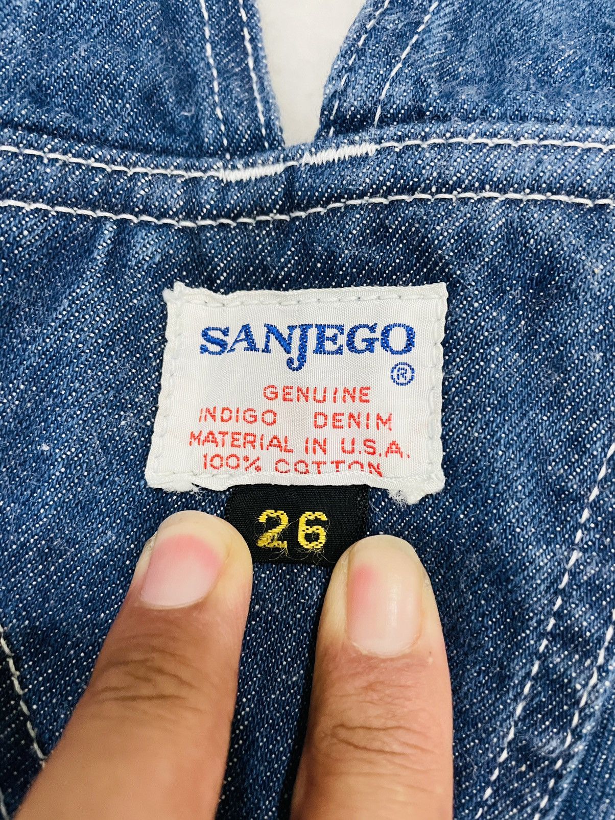 Vintage Japanese Brand Ovelrall SANJEGO Street Fashion Size US 27 - 9 Thumbnail