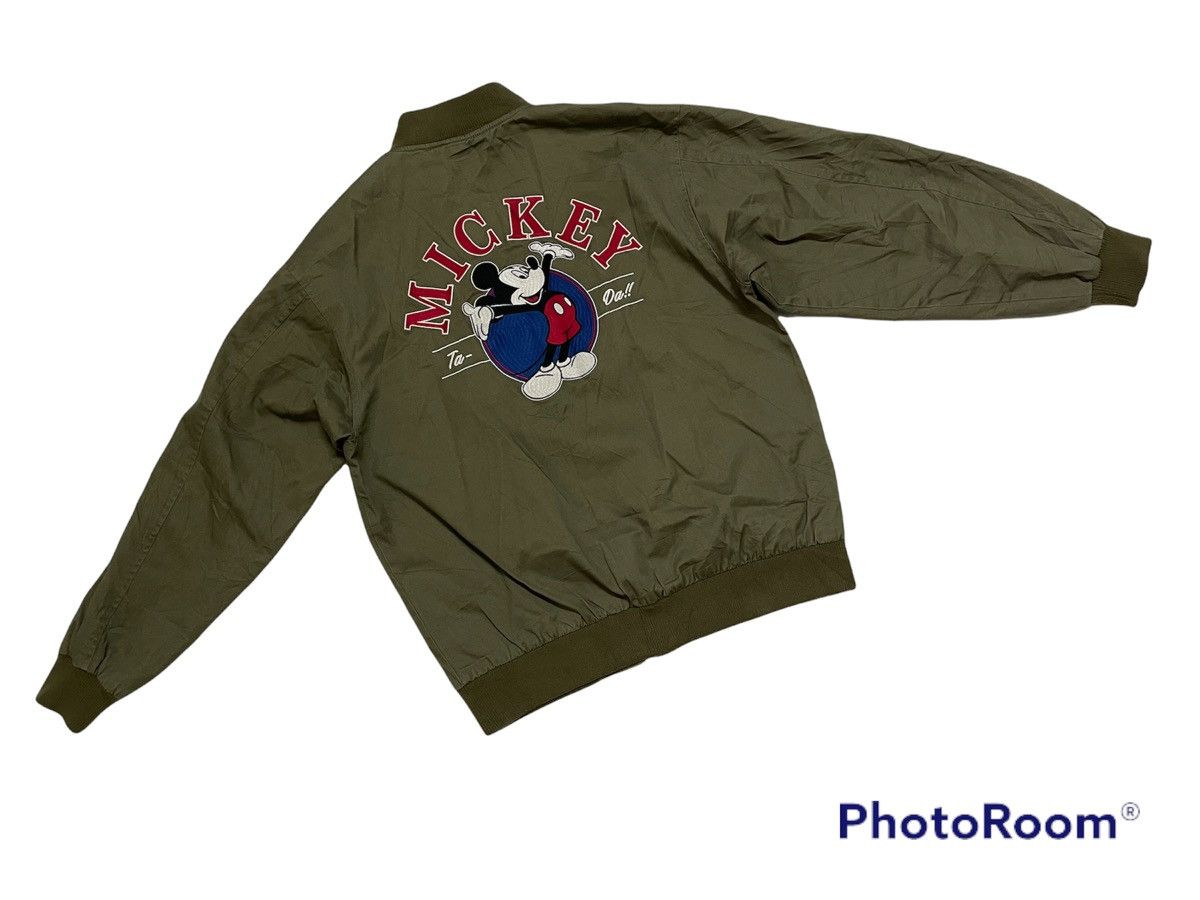 Mickey Mouse Vintage Y2K Bomber Jacket Mickey Mouse Embroidery Size US L / EU 52-54 / 3 - 1 Thumbnail