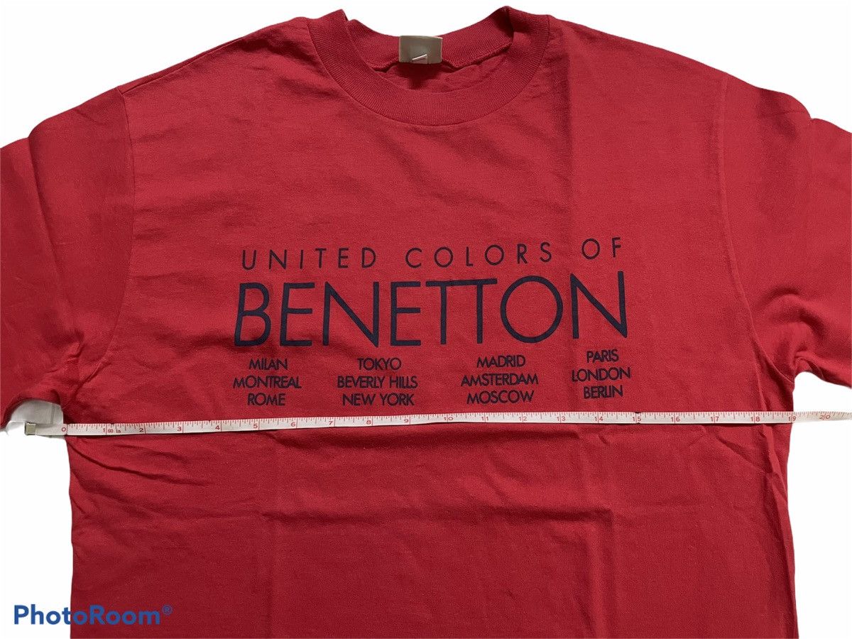 Other Benetton Tshirt World Wide Size US L / EU 52-54 / 3 - 2 Thumbnail