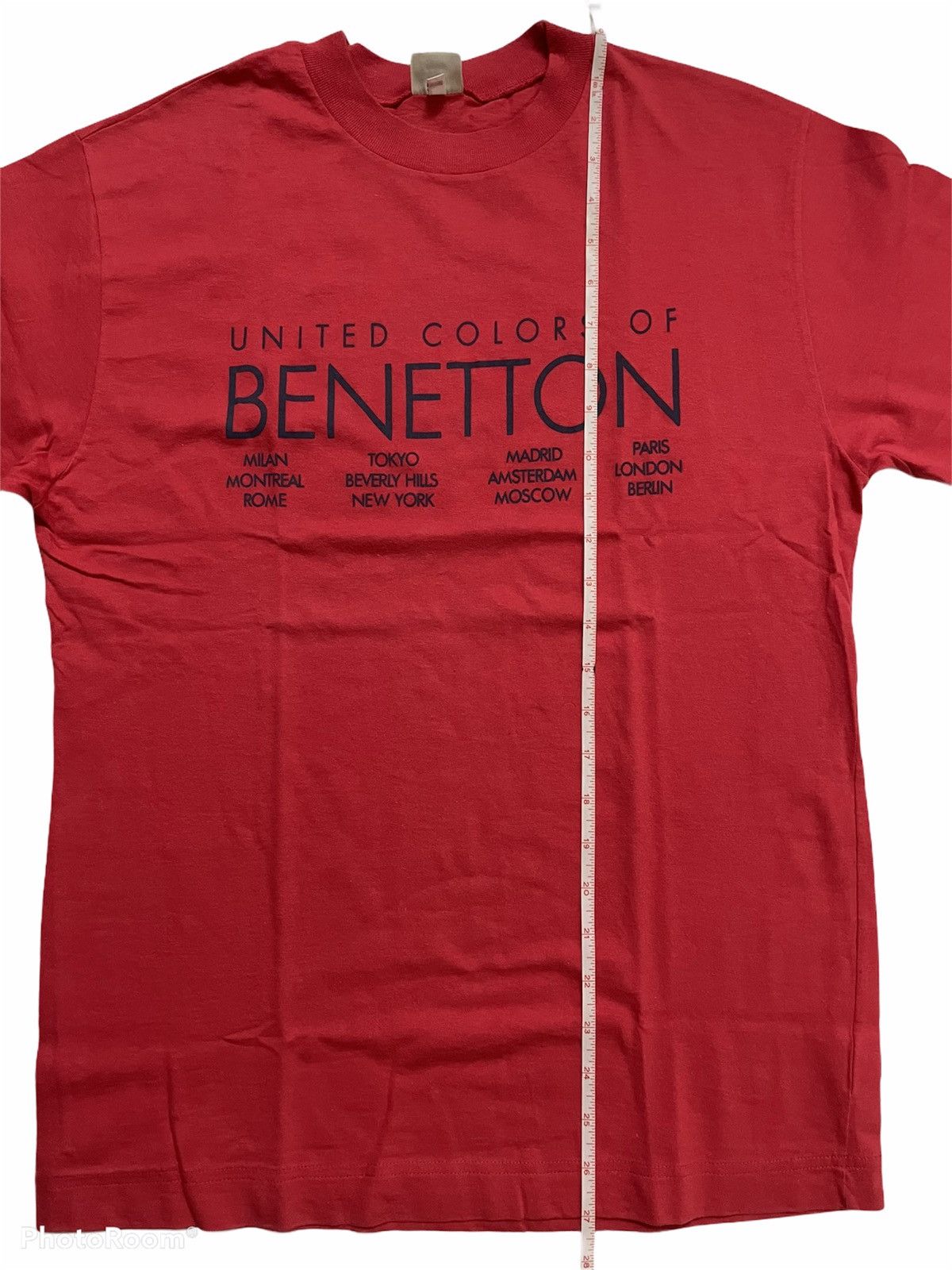 Other Benetton Tshirt World Wide Size US L / EU 52-54 / 3 - 3 Thumbnail