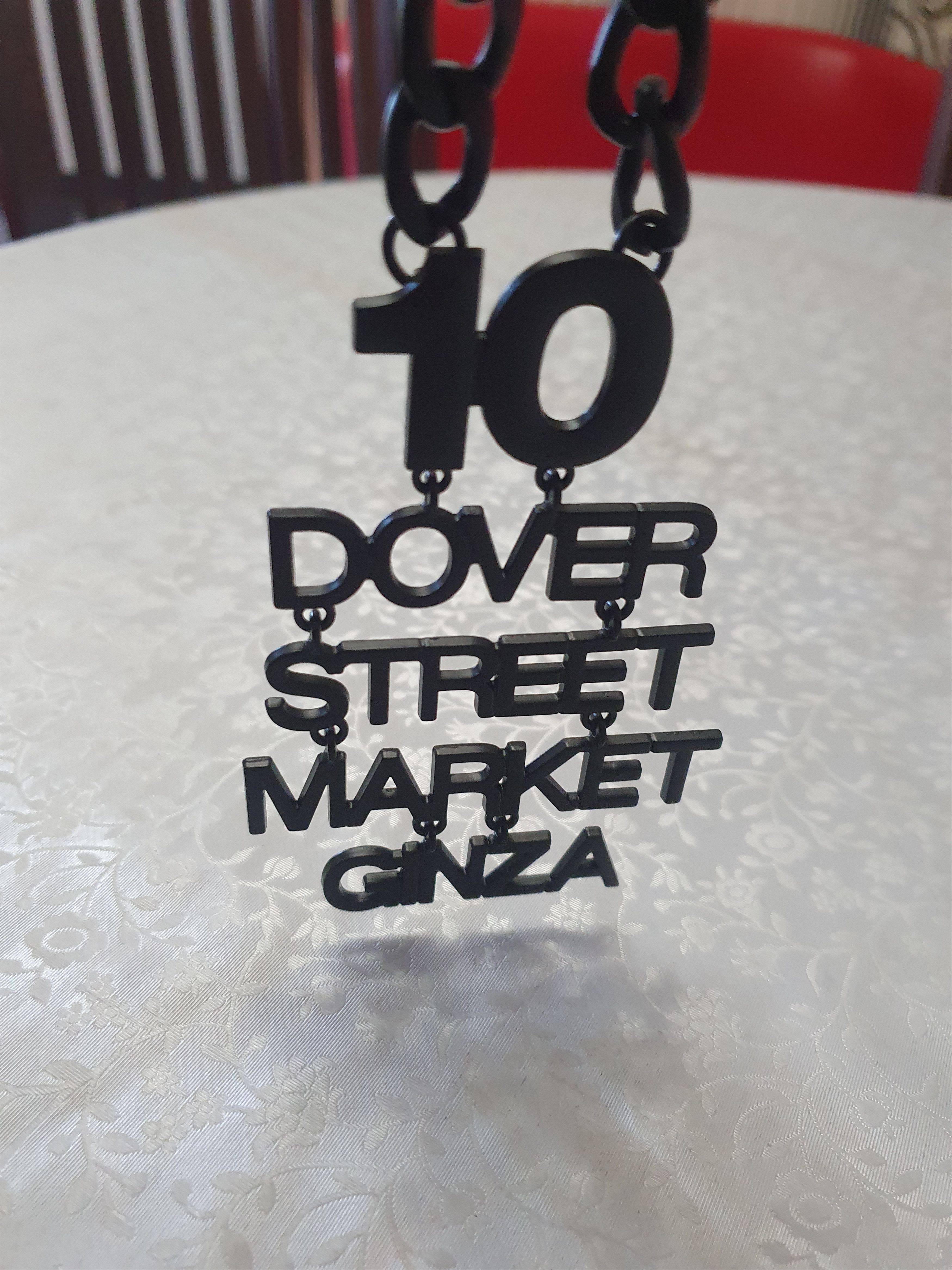 Dover Street Market Dover Street Market Ginza 10th Black Chain 🇯🇵 Size ONE SIZE - 2 Thumbnail
