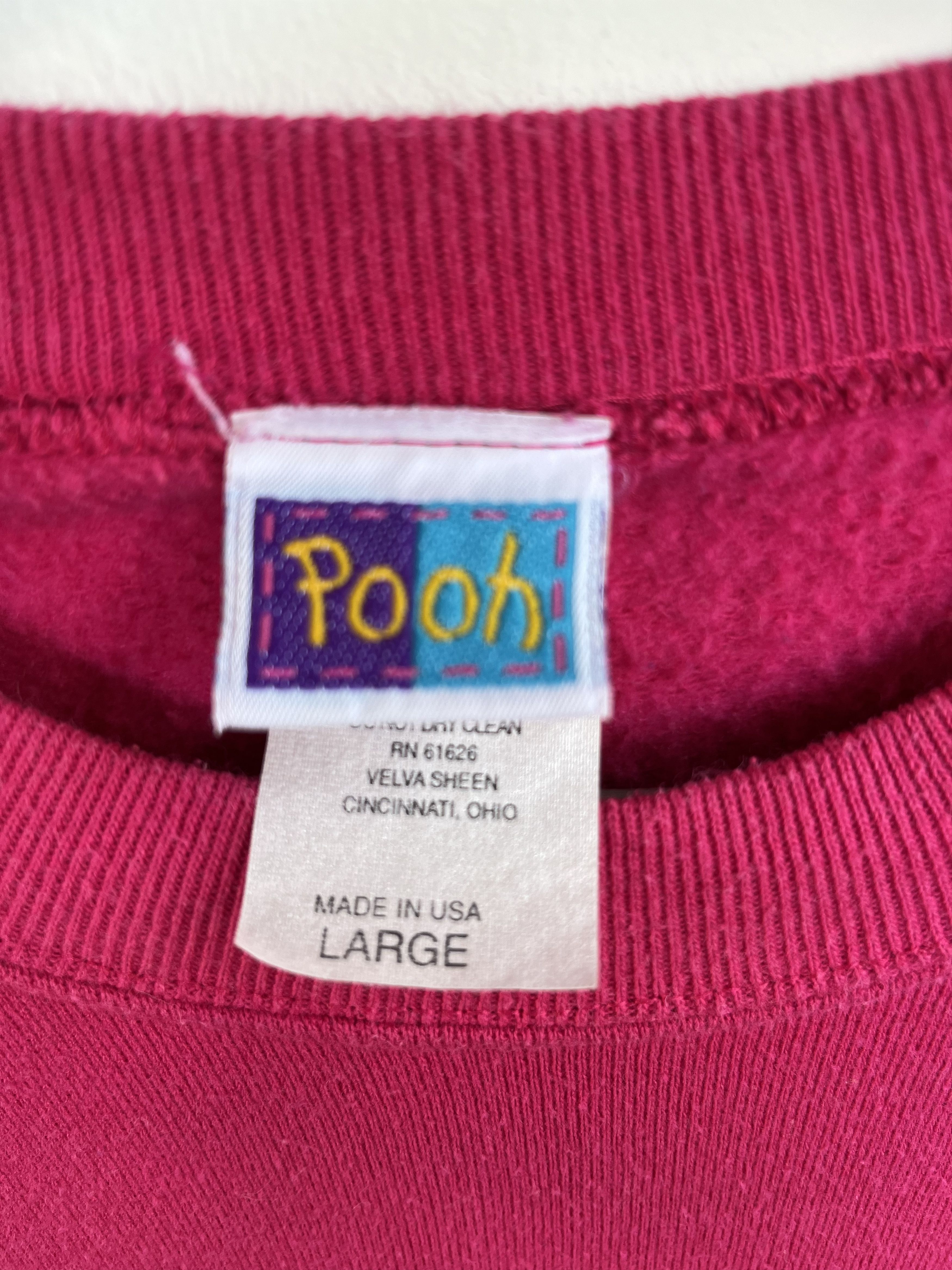 Disney × Vintage 90s Winnie The Pooh Sweatshirt Size L / US 10 / IT 46 - 7 Thumbnail