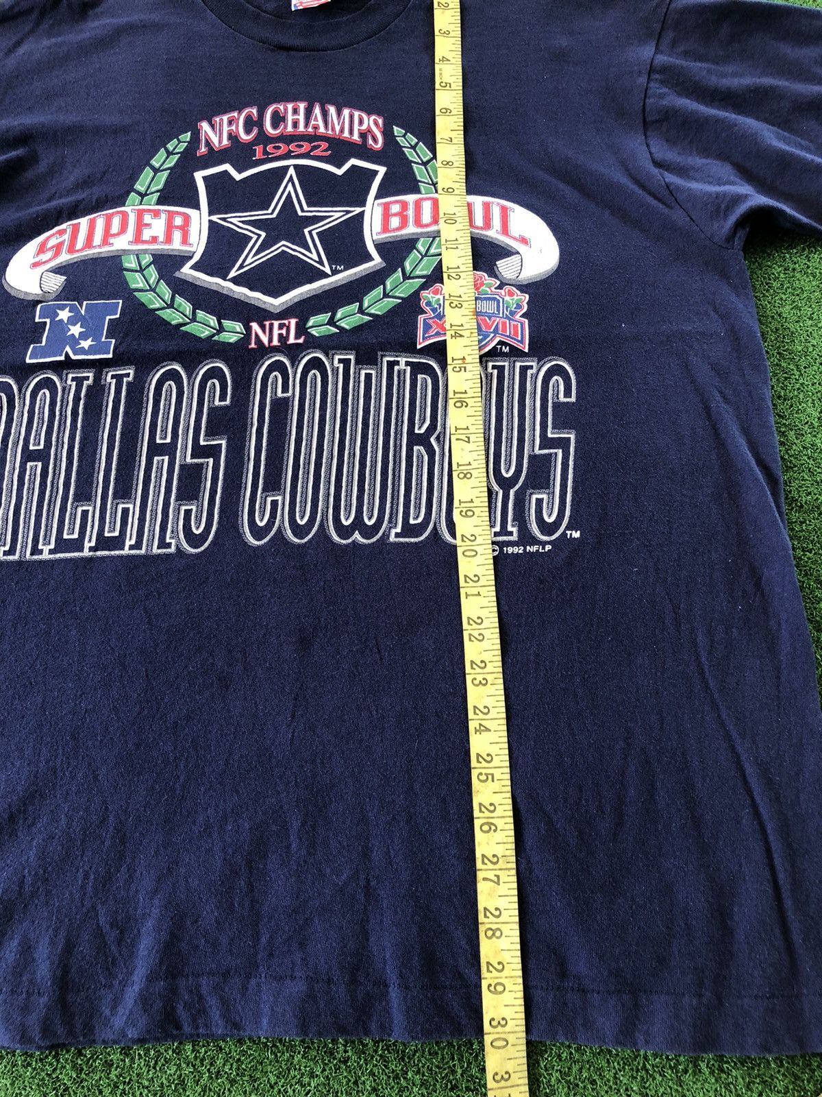 Fruit Of The Loom × NFL × Vintage Vintage 1992 Dallas Cowboys NFL NFC Champs TShirt Size US XL / EU 56 / 4 - 8 Thumbnail