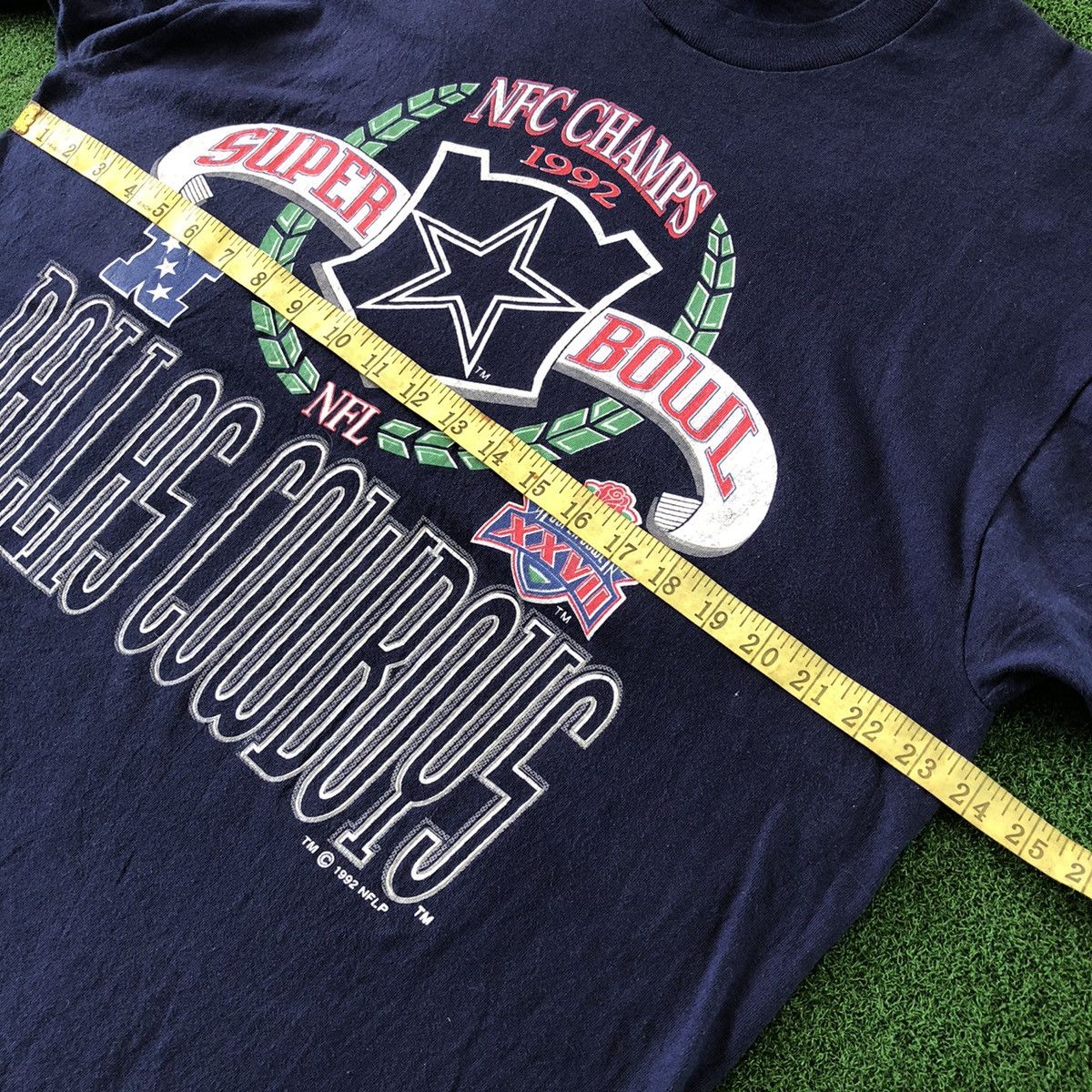 Fruit Of The Loom × NFL × Vintage Vintage 1992 Dallas Cowboys NFL NFC Champs TShirt Size US XL / EU 56 / 4 - 7 Thumbnail