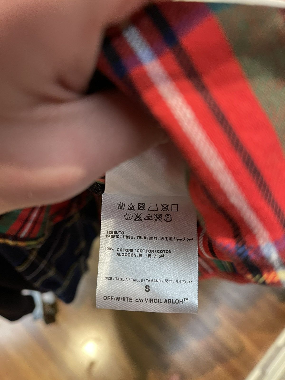 Off-White Off-White red flannel Size US S / EU 44-46 / 1 - 4 Thumbnail