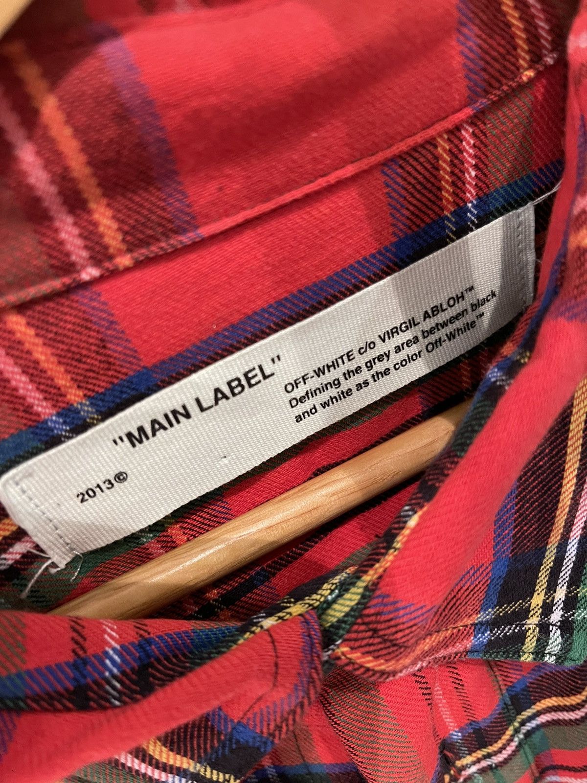 Off-White Off-White red flannel Size US S / EU 44-46 / 1 - 5 Thumbnail