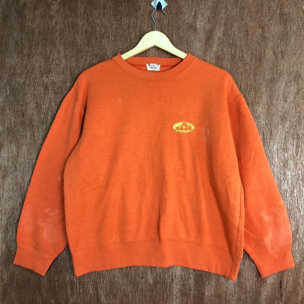 Japanese Brand DL Surf & Sweats Orange vintage Sweatshirt #6017 Size US M / EU 48-50 / 2 - 6 Thumbnail