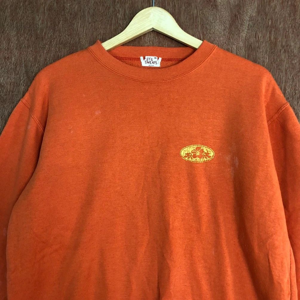 Japanese Brand DL Surf & Sweats Orange vintage Sweatshirt #6017 Size US M / EU 48-50 / 2 - 5 Thumbnail
