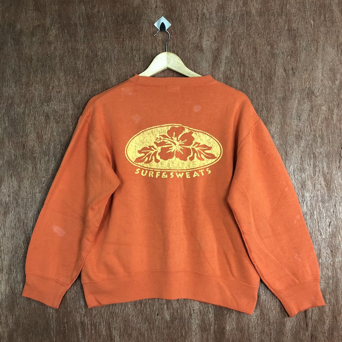 DL Surf & Sweats Orange vintage Sweatshirt #6017