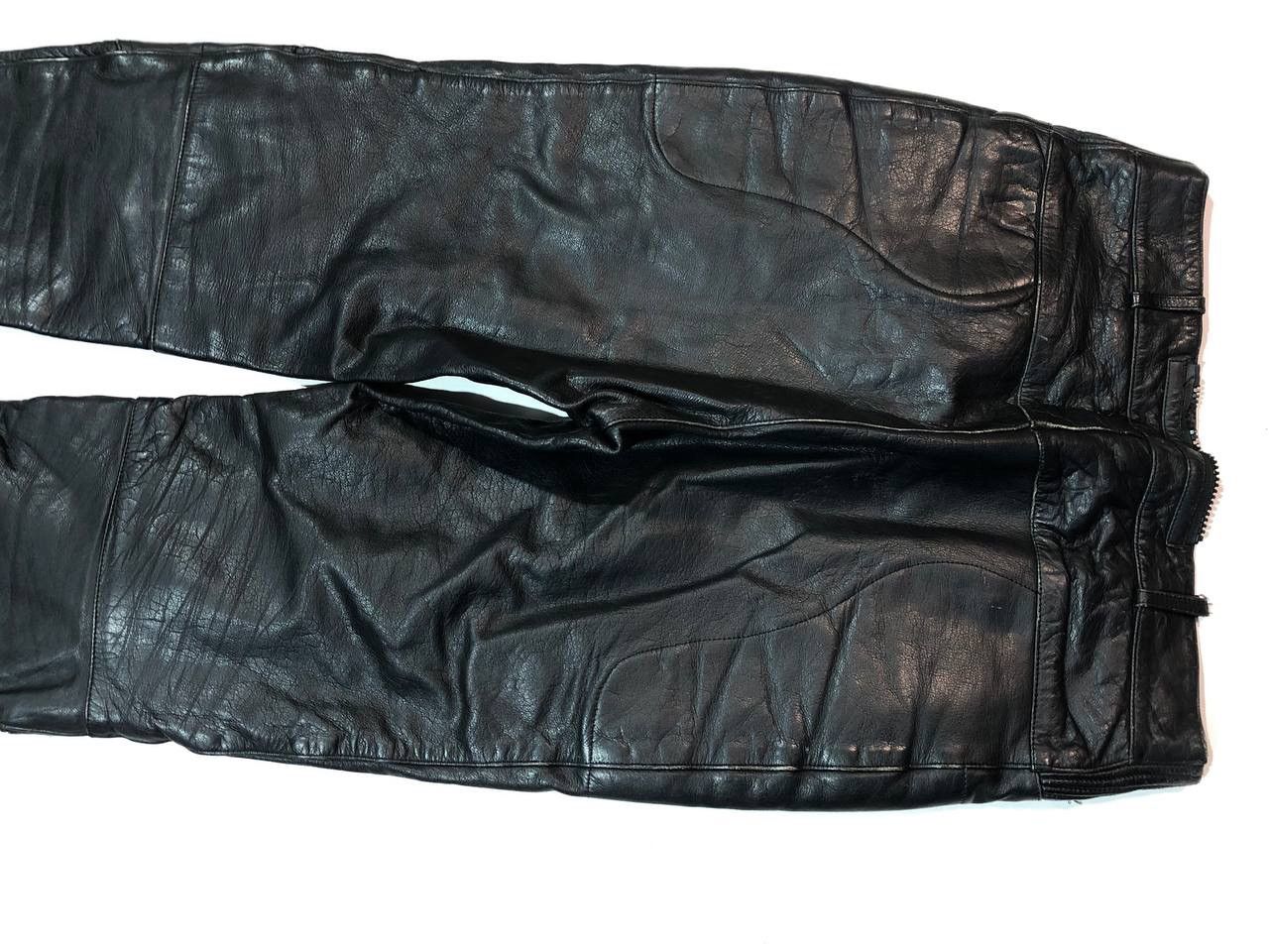 Leather Ashman Racing Moto Leather Pants Vintage Size US 36 / EU 52 - 7 Thumbnail