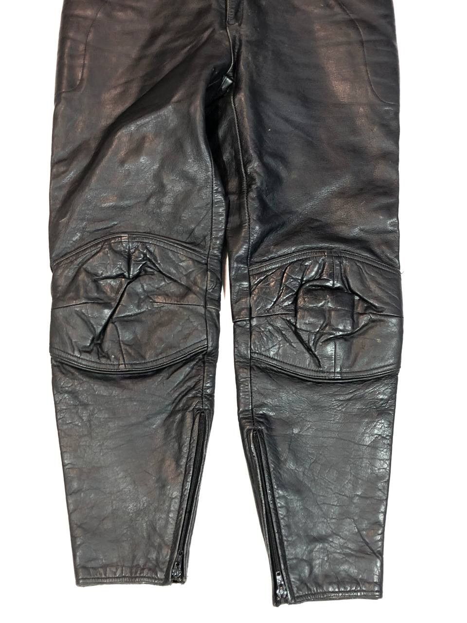 Leather Ashman Racing Moto Leather Pants Vintage Size US 36 / EU 52 - 3 Thumbnail
