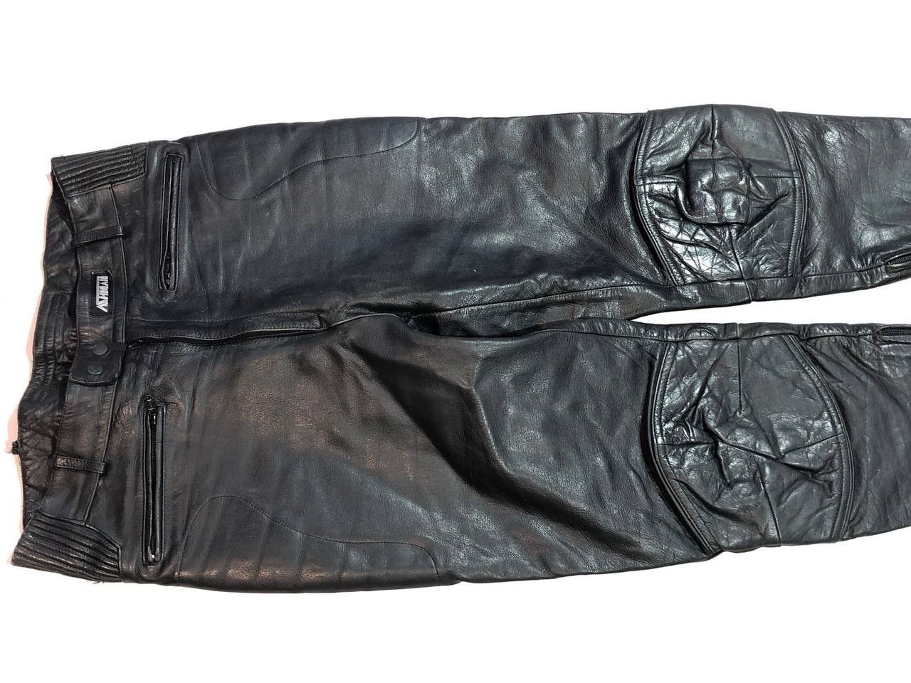 Leather Ashman Racing Moto Leather Pants Vintage Size US 36 / EU 52 - 5 Thumbnail