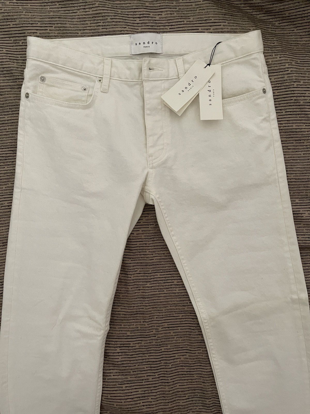 Sandro Sandro white denim Size US 31 - 1 Thumbnail