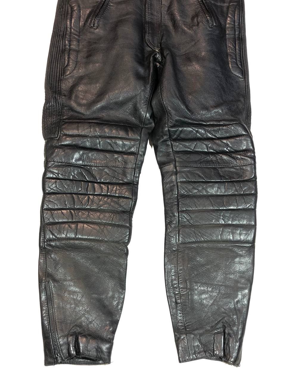 Leather Real Leather Racing Moto Pants Vintage Size US 36 / EU 52 - 3 Thumbnail