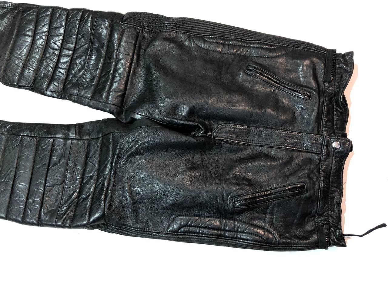 Leather Real Leather Racing Moto Pants Vintage Size US 36 / EU 52 - 4 Thumbnail