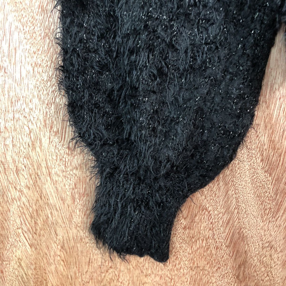Homespun Knitwear DL Japan Gu Black Mohair Shag Shaggy Knitwear #c321 Size US M / EU 48-50 / 2 - 6 Thumbnail