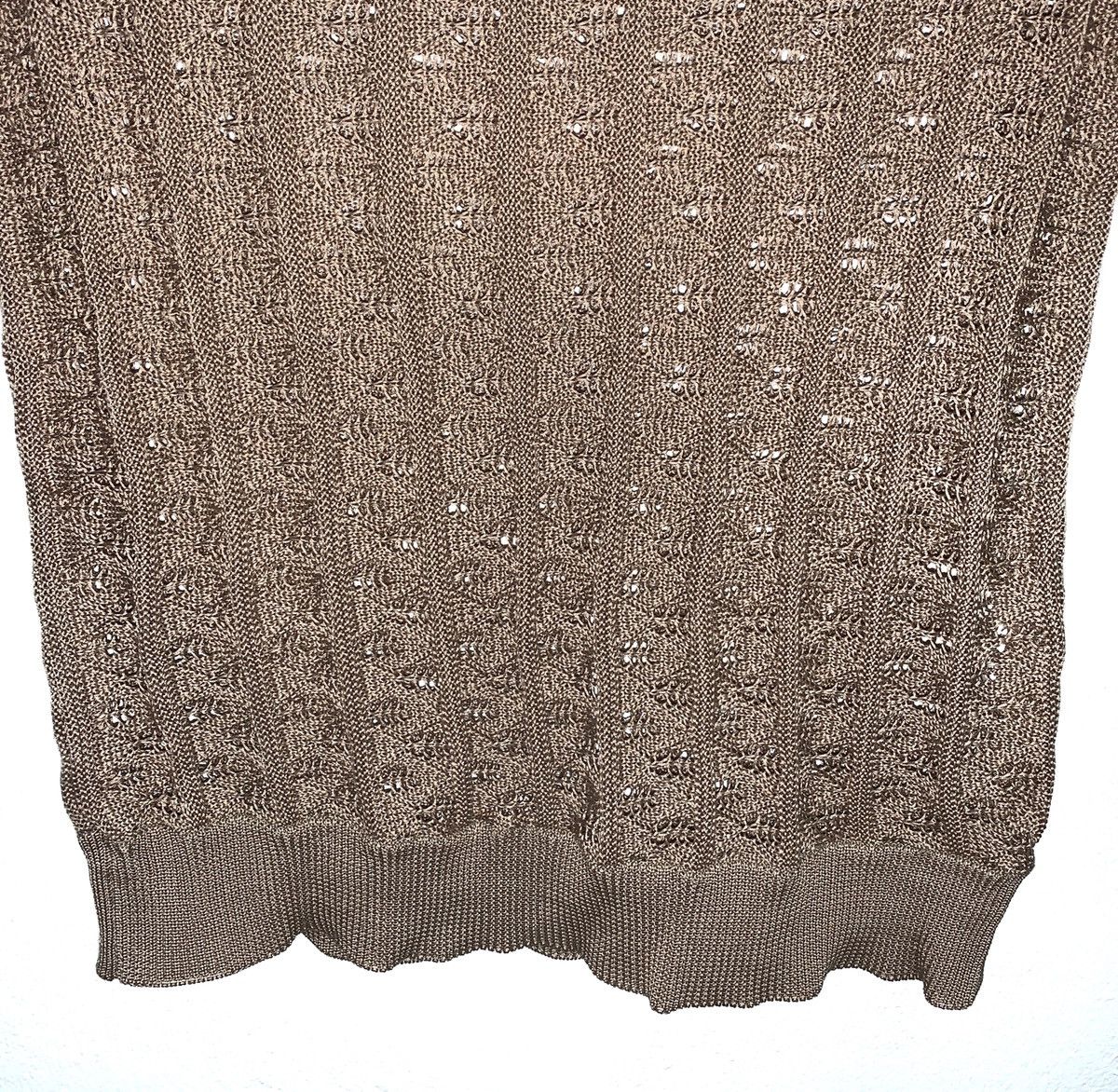Christian Dior Monsieur Vintage Net Crop Top Shirt. Size M / US 6-8 / IT 42-44 - 4 Thumbnail
