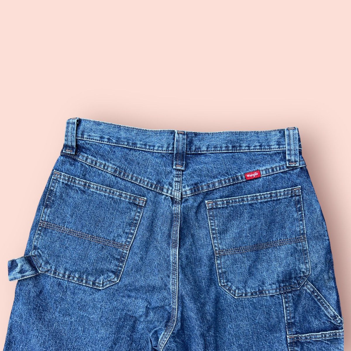 Vintage × Wrangler VINTAGE WRANGLER DENIM CARPENTER SHORT PANTS Size US 32 / EU 48 - 8 Thumbnail