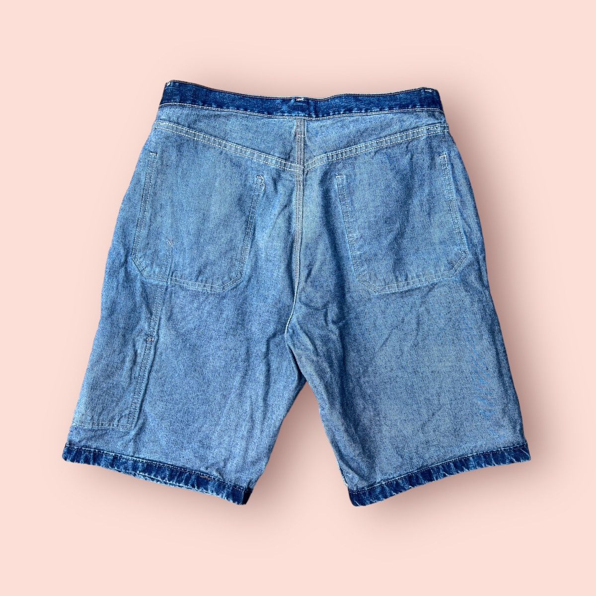 Vintage × Wrangler VINTAGE WRANGLER DENIM CARPENTER SHORT PANTS Size US 32 / EU 48 - 18 Thumbnail