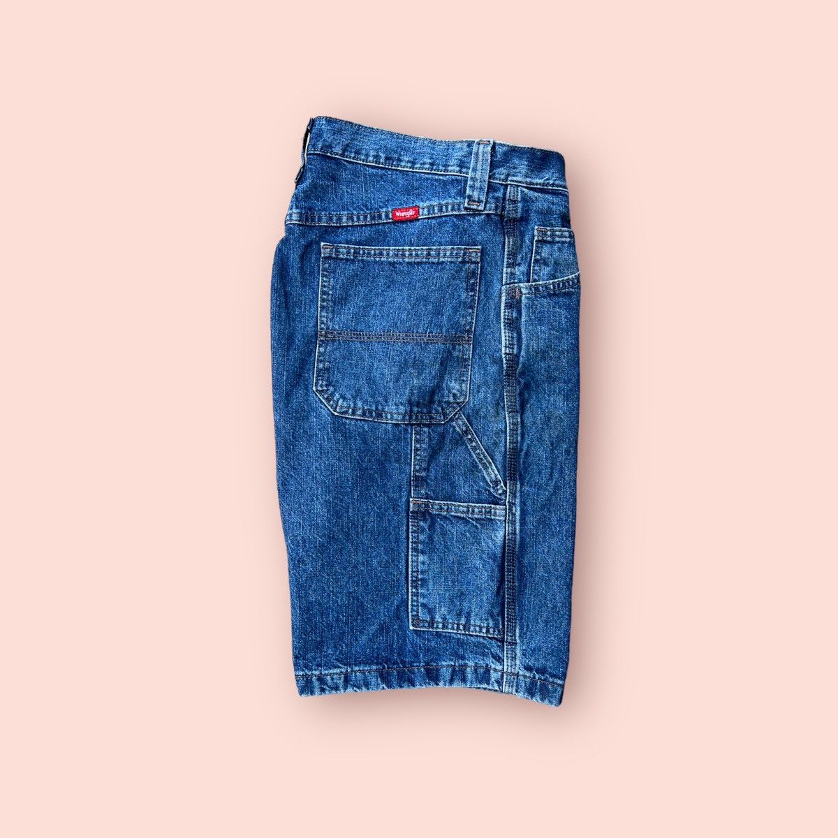 Vintage × Wrangler VINTAGE WRANGLER DENIM CARPENTER SHORT PANTS Size US 32 / EU 48 - 5 Thumbnail