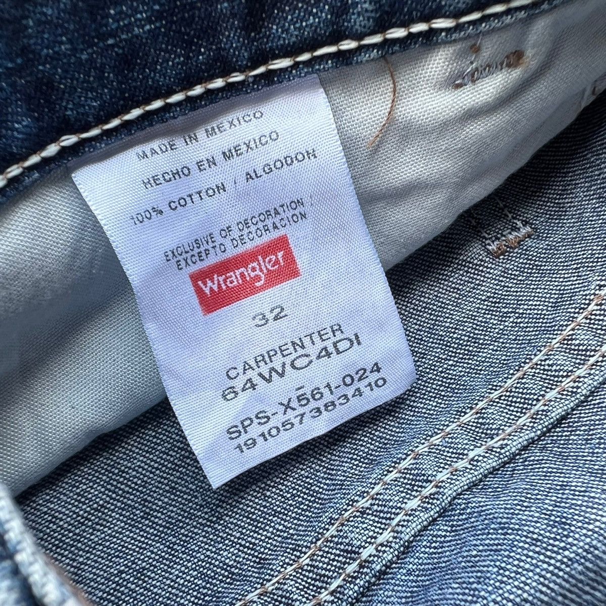 Vintage × Wrangler VINTAGE WRANGLER DENIM CARPENTER SHORT PANTS Size US 32 / EU 48 - 15 Thumbnail