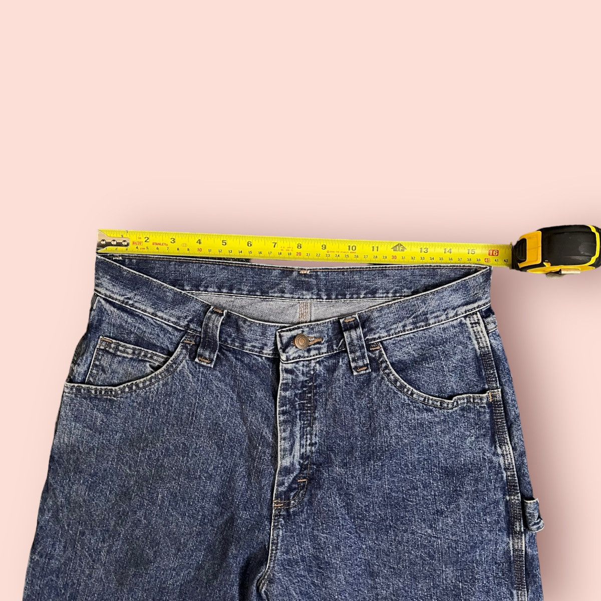 Vintage × Wrangler VINTAGE WRANGLER DENIM CARPENTER SHORT PANTS Size US 32 / EU 48 - 20 Thumbnail