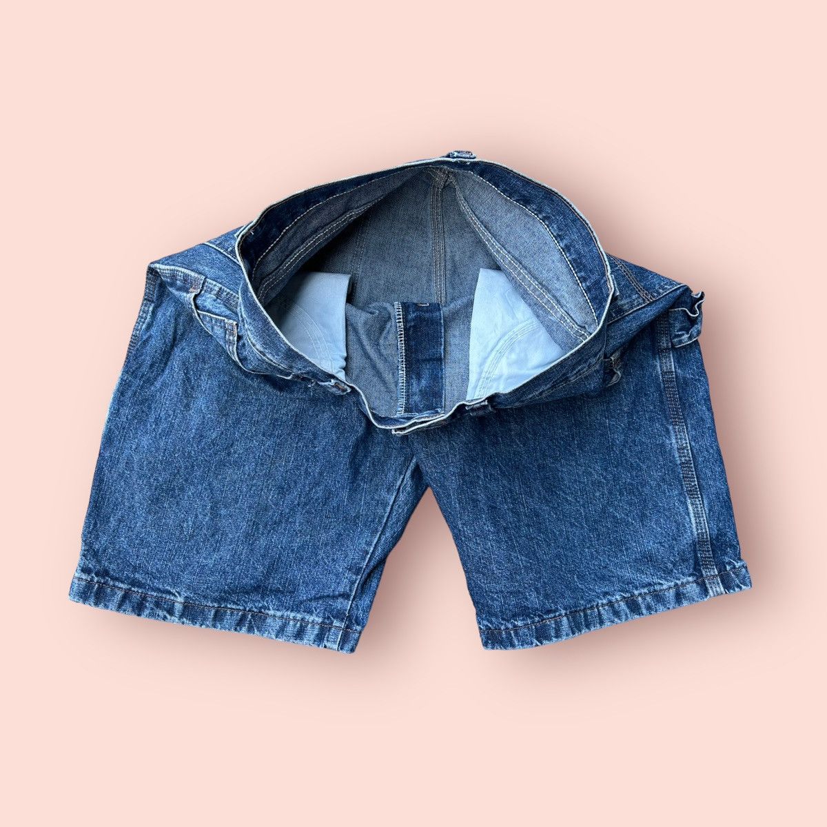 Vintage × Wrangler VINTAGE WRANGLER DENIM CARPENTER SHORT PANTS Size US 32 / EU 48 - 10 Thumbnail
