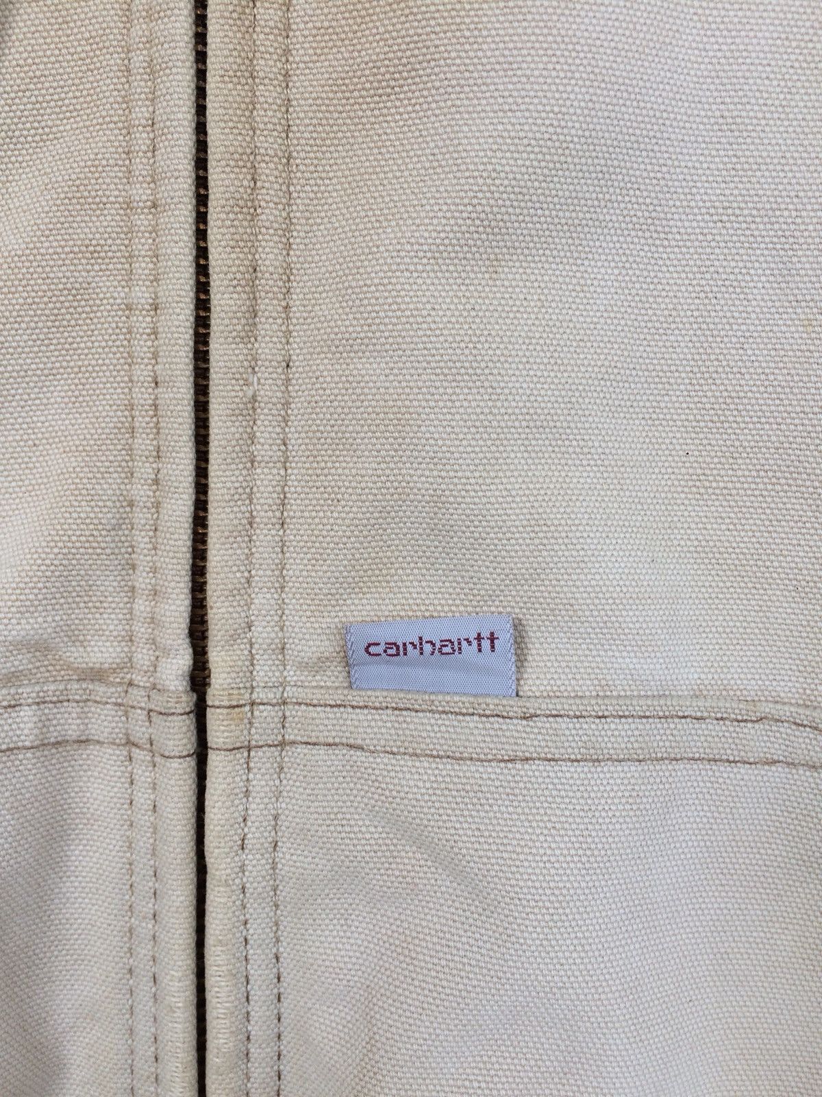 Carhartt Faded Full zipper thick Cotton jacket with Hoodie Size US L / EU 52-54 / 3 - 6 Thumbnail