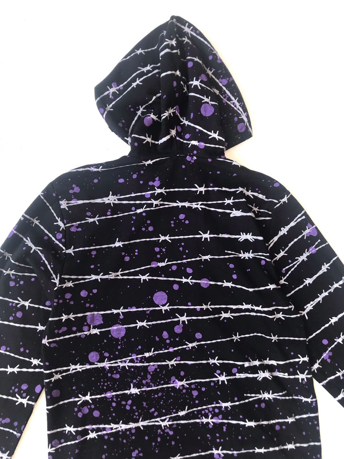 Japanese Brand SUPER LOVERS Over Prints Zipper Hoodie. Size US M / EU 48-50 / 2 - 7 Thumbnail