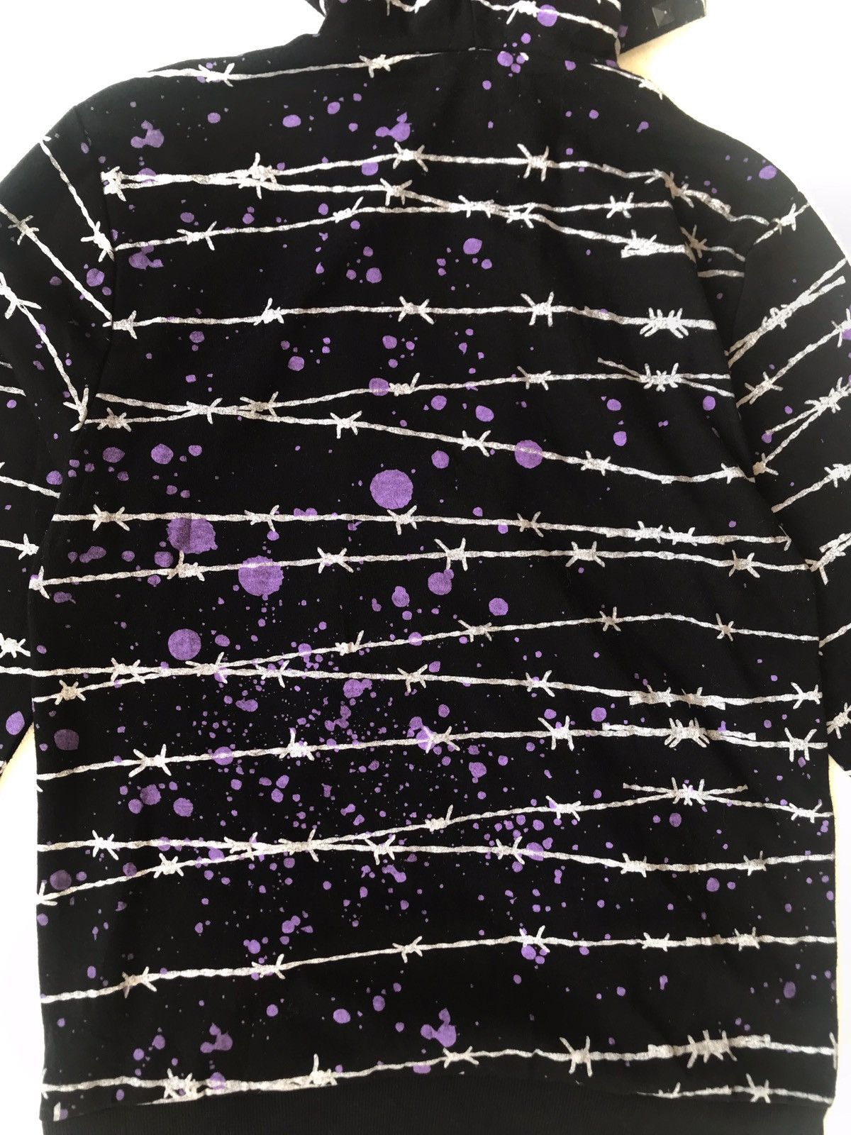 Japanese Brand SUPER LOVERS Over Prints Zipper Hoodie. Size US M / EU 48-50 / 2 - 8 Thumbnail