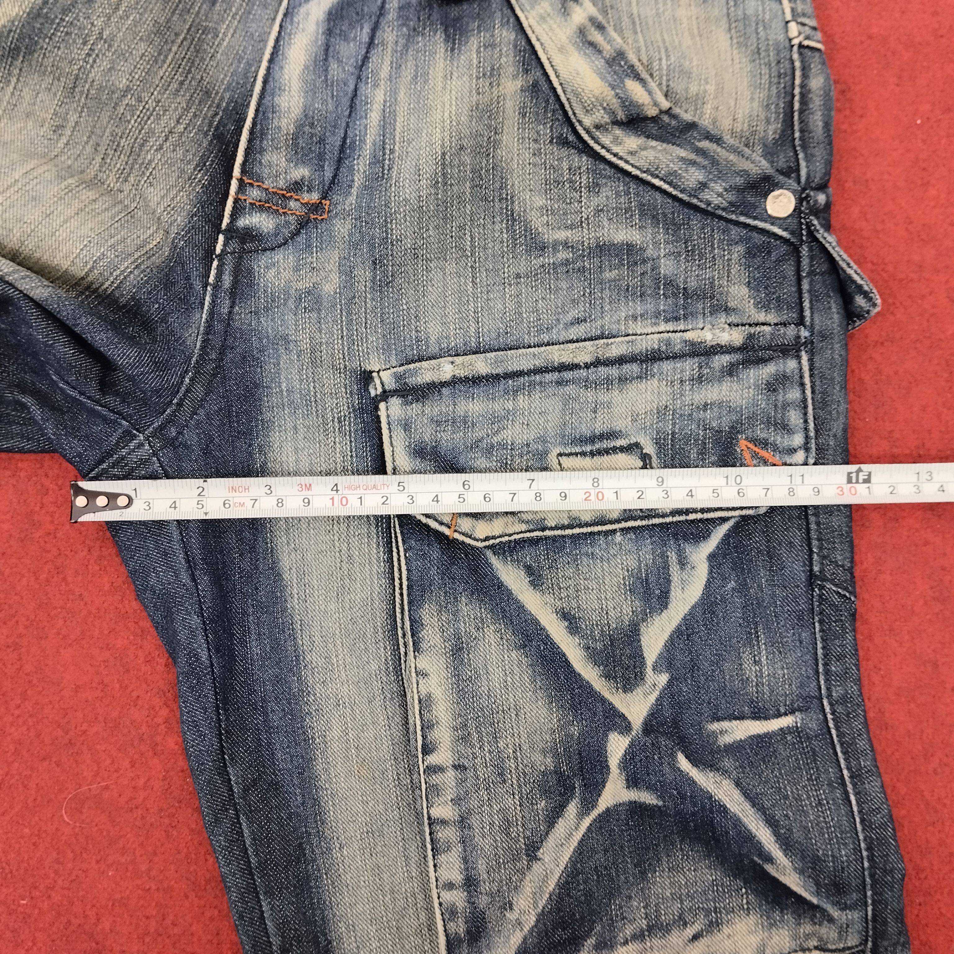Designer × Vintage King Way Jeans Japanese Streetwear Style Cargo Denim Size US 27 - 20 Thumbnail
