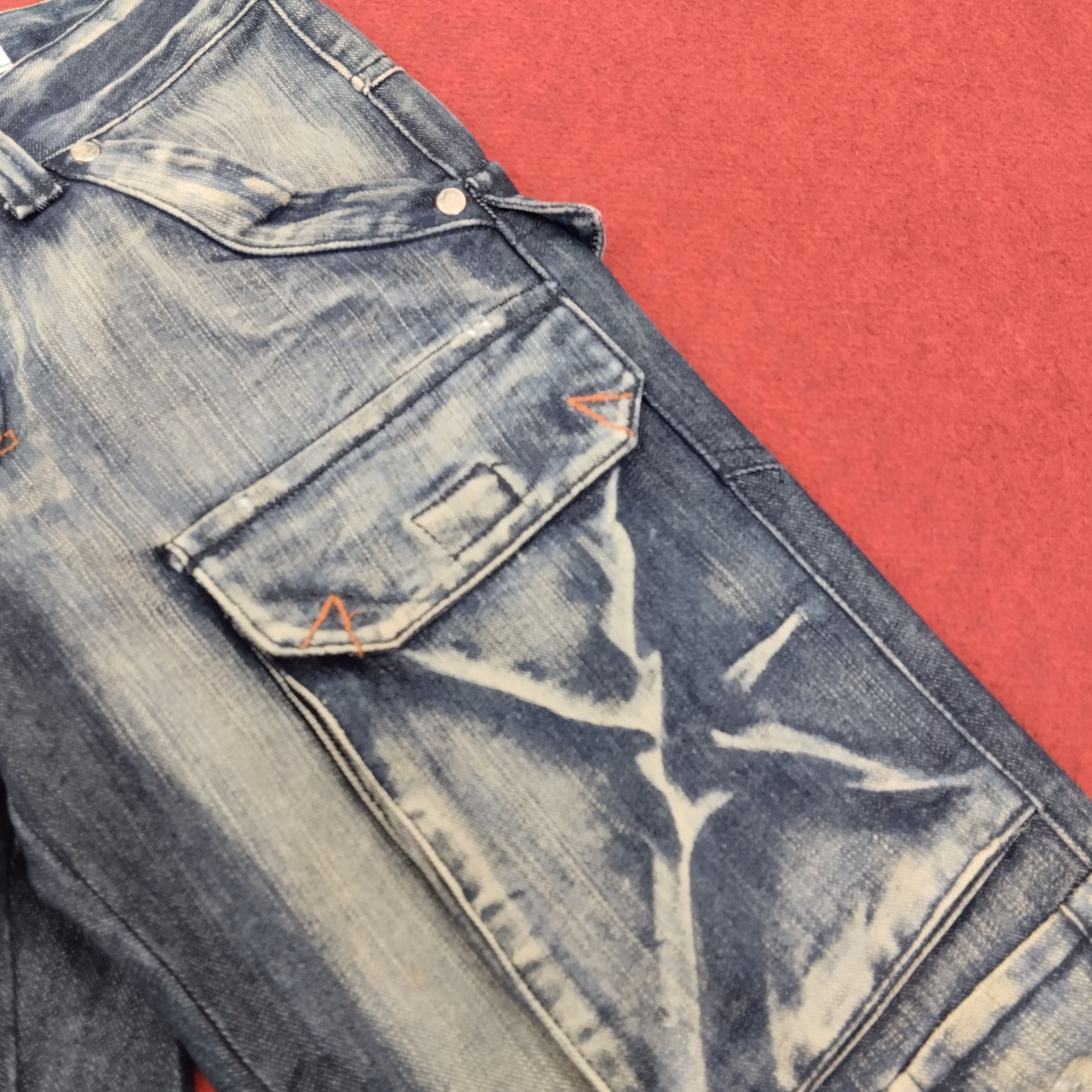 Designer × Vintage King Way Jeans Japanese Streetwear Style Cargo Denim Size US 27 - 12 Thumbnail