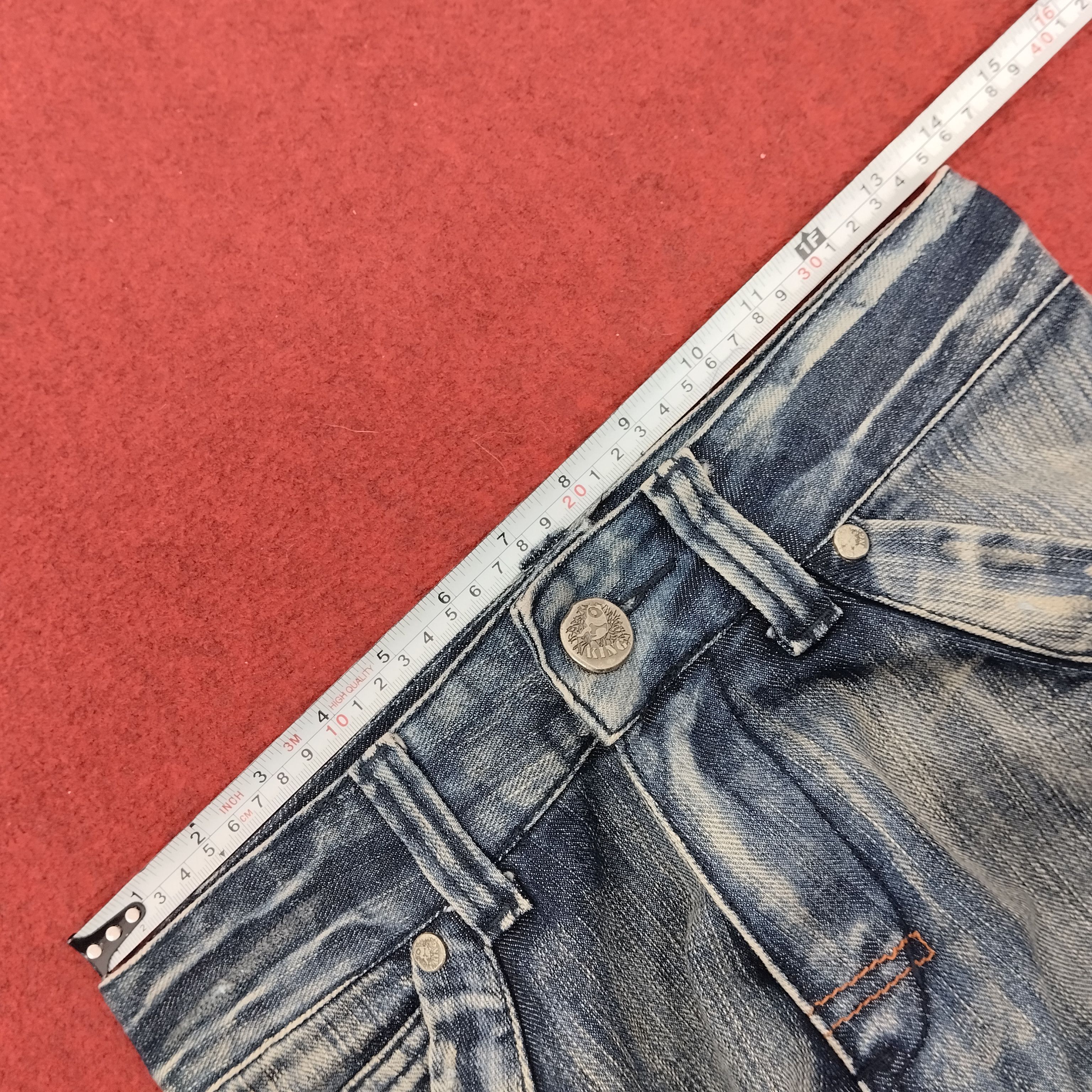 Designer × Vintage King Way Jeans Japanese Streetwear Style Cargo Denim Size US 27 - 18 Thumbnail