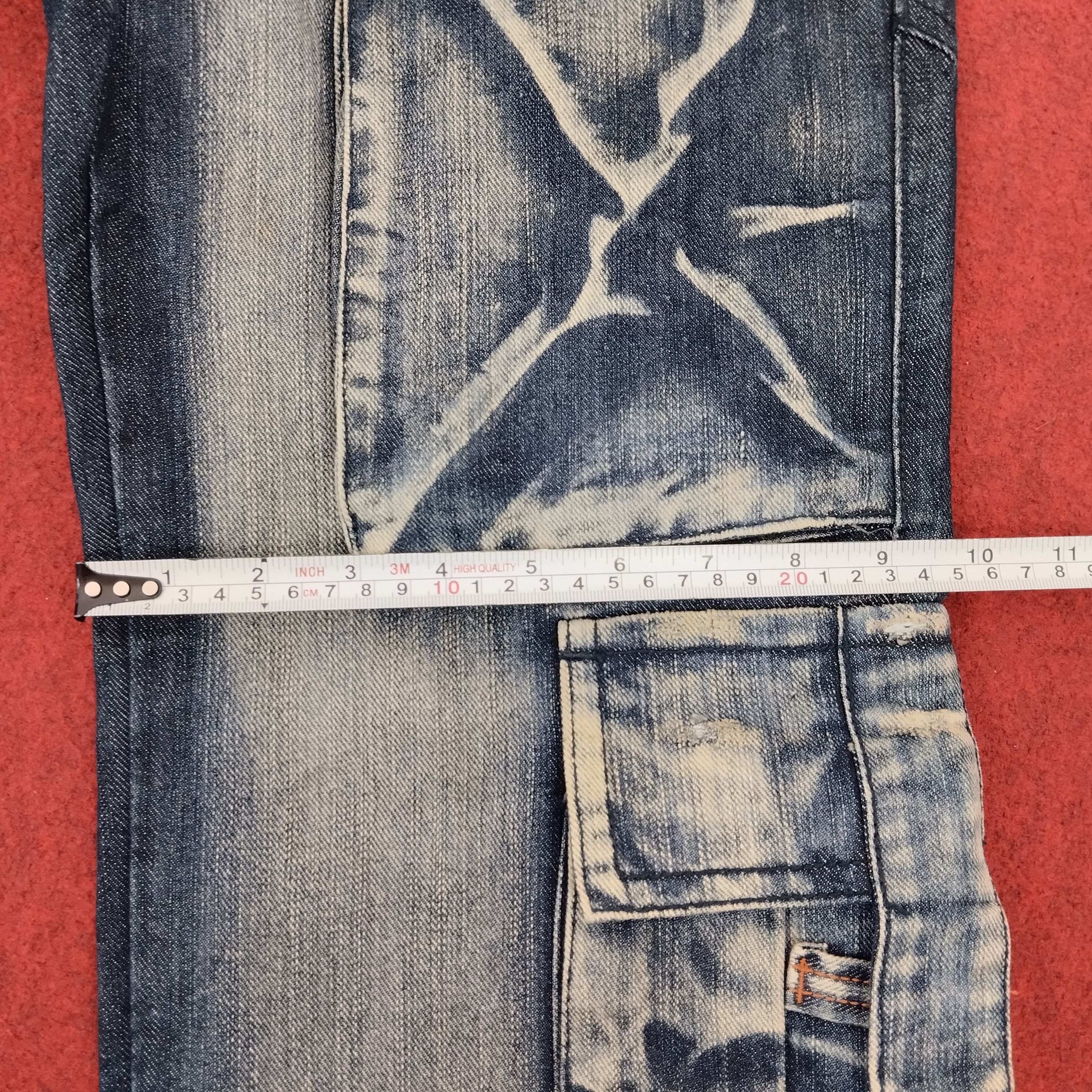 Designer × Vintage King Way Jeans Japanese Streetwear Style Cargo Denim Size US 27 - 21 Thumbnail